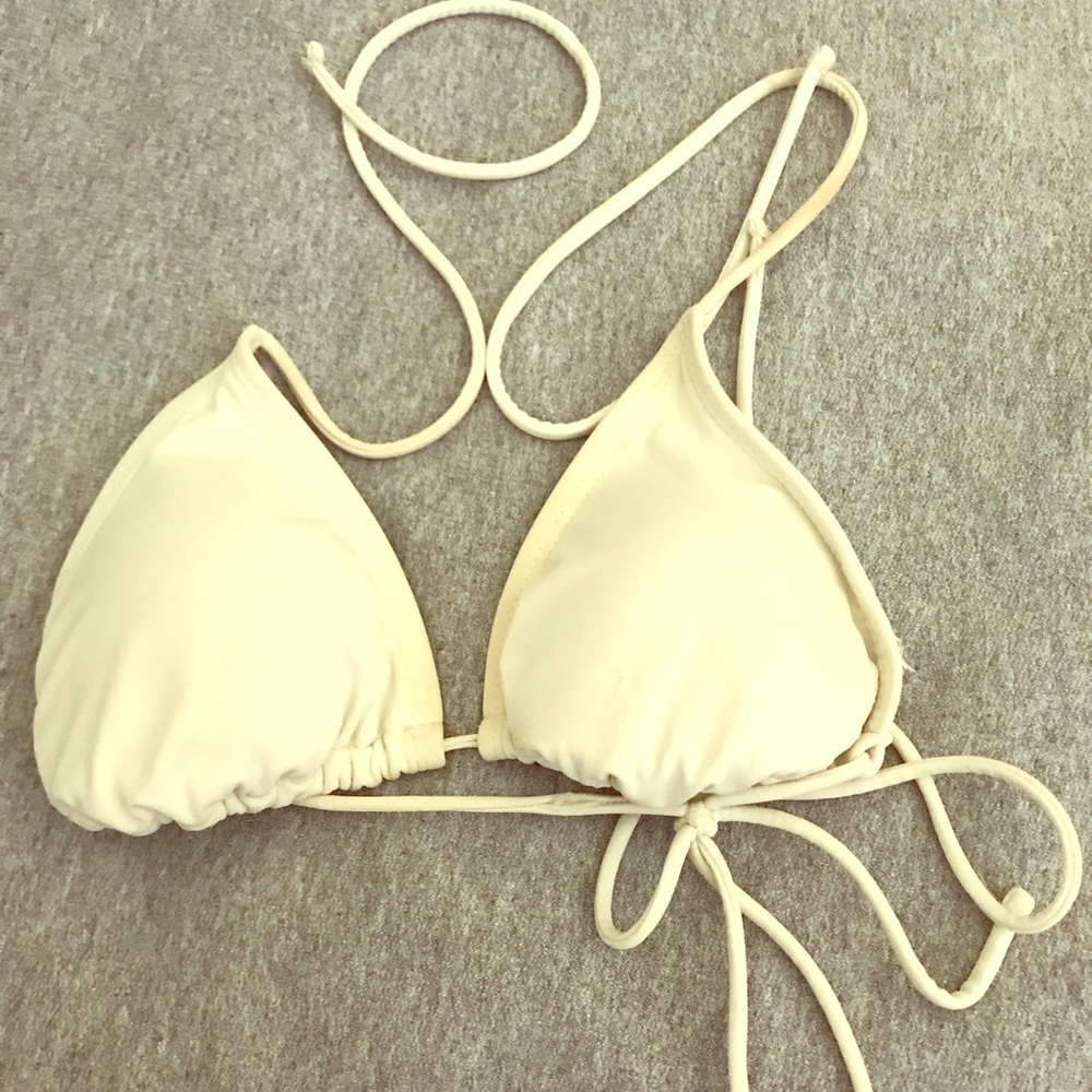 White Bikini Top